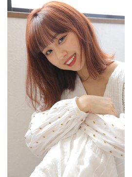 ラフ 八乙女(Rough) 大人ガーリー/ダークアッシュ/ミディアムレイヤーカット/八乙女