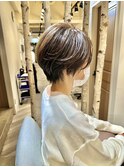 大人ショートボブ