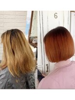 クラン ヘアーアンドスタジオ(CLAN hair & studio)&nbsp;ハイトーンブリーチカラーインナーカラーミルクティーベージュ
