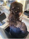 結婚式SET お呼ばれアレンジ ヘアアレンジ