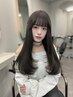 【ストレートヘアに】全体縮毛矯正+カット　