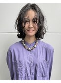 レイヤーボブ ゆったりウェーブ