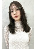 【心斎橋hen】オリーブブラウンロングレイヤー