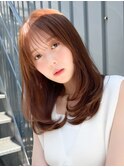ワンカールレイヤーショコラベージュセミディスタイル