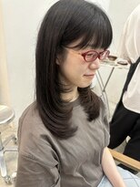 ロミー 本厚木(ROMMY.)&nbsp;小顔カット髪質改善ストレートミディアムレイヤーカット