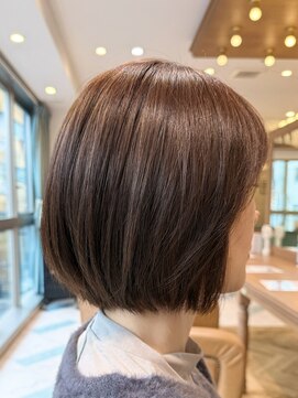 ロンド パルティール 大宮(Lond partir) 黒髪ボブルフネビージュ小顔ワンレンスペインカール大宮