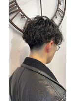 インパークス 町屋店(hair stage INPARKS)&nbsp;かき上げヘア七三ヘアツーブロックメンズ波巻きスパイラルパーマ