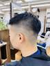 【バーバースタイルを好むメンズ向け】フェードカット(周りの刈り上げのみ)