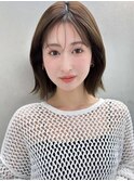 イメチェン/外ハネボブ/切りっぱなしボブ/ワイドバング_1