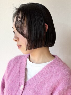 モリオフロムロンドン 松戸店(Morio from London) 【モリオ松戸 石山】ナチュラルミニボブぷつっとボブ前髪無し