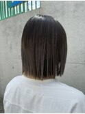切りっぱなしボブ