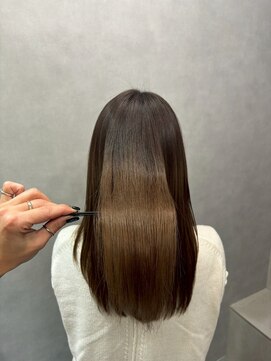 ウル バイ ドット(ulu by dot.) 【仁藤】髪質改善トリートメント/ベージューブラウン