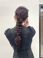 ソソ(soso)&nbsp;お呼ばれヘアアレンジ/結婚式ヘアセット/編み下ろしヘア/横浜