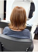 イメチェン外ハネミディアムレイヤー