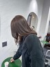 カットカラー＋５ステップ内部補修インカラミトリートメント（白髪染め可）