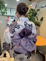 ヘアーメイクサロン ソエル(Sowelu) 浴衣アレンジ　カチモリヘア