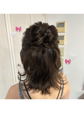 トータルビューティーサロン ディーグレース(TotalBeautySalon D.Grace) リボンハーフアップ