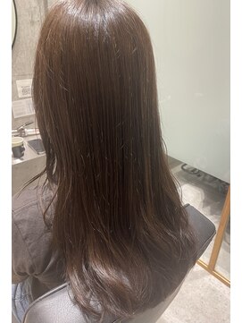 ジーナ 流山おおたかの森(Zina) 【透明感艶カラー】ヘーゼルベージュ