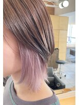 ペイジバイネオリーブ 吉祥寺店(Paige by Neolive)&nbsp;ラベンダー系インナーカラー