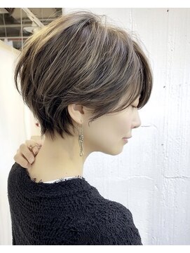 ルーファス 恵比寿 渋谷(Ruufus) ハンサムショート×ニュアンスハイライト