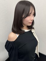 ラグナ(LAGUNA)&nbsp;ダークチョコレートグレージュ/ミディアムボブレイヤー