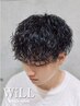【波巻き/フェザー/シャドウなど】トレンドパーマ＋メンズカット