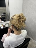 ゆるふわルーズヘアアレンジヘアメイク所沢