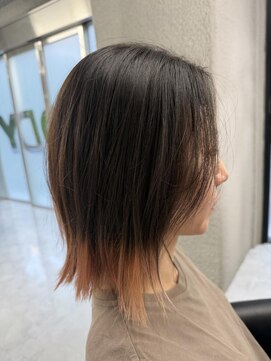 バディ 中野駅前店(BUDDY) ボブ×エンドカラー[中野美容室/新中野/東中野]