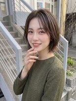 エレマルヤマ(ele maruyama) 《ele》イマドキの韓国風ショート / オリーブ系カラー