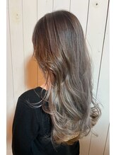 ニュアンスフォックスグレージュ×エンドカラー