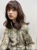 サンプラス(san+)&nbsp;【マユコ】ミディアムボブ大人かわいいアッシュベージュ