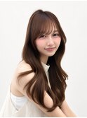 韓国レイヤー ベージュ 赤み消し 透明感カラー