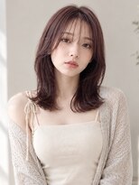 メドウ(meadow) 透明感カラー パープルアッシュ 髪質改善 髪質改善カラー 20代