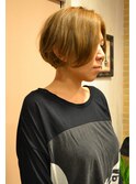 大人可愛いショートボブ