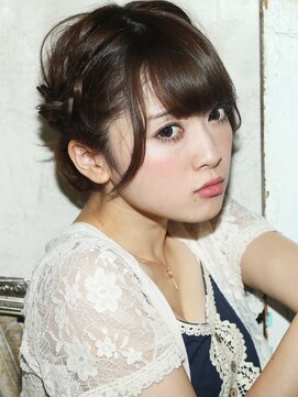 フェティッシュ(fetish) ボブの編みこみアレンジ