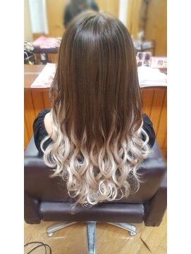 エクステンション クーチャー(Extention Cu'cha) エクステでグラデーション風☆ギャルスタイル(*^^*)