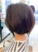 ふんわりエレガントショートボブ