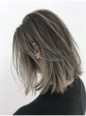 ホワイトベージュ×バレイヤージュ