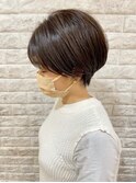 丸み可愛いマッシュショート☆