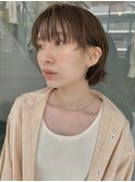 ボブウルフ/ココアベージュ/似合わせカット/髪質改善[登戸]