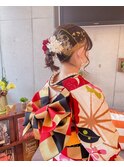 成人式玉ねぎアレンジ