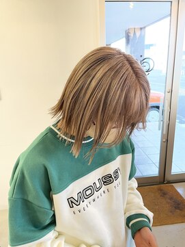 コレット 宇都宮(collet Gigi) ハイトーンボブ