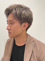 グランデ(GRANDE)&nbsp;グレージュ/ニュアンスカラー/ダブルカラー/メンズショート