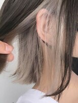 ロウバイレボ 柏(lou by revo)&nbsp;くびれミディ/イヤリングカラー/前髪イメチェンラベンダーカラー