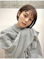 ソワ オモテサンドウ(SOIE OMOTESANDO)&nbsp;【SOIE】ナチュラルなボブに眉上バング