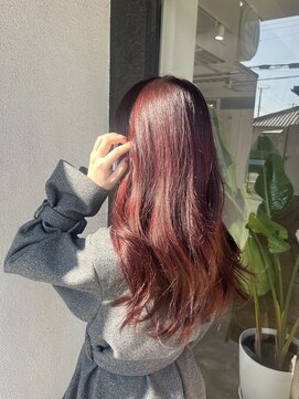 オーヘアールーム O hair-room pink hair