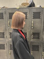 アチーブリス(achieve Liss)&nbsp;切りっぱなしボブ☆ハイトーンベージュ10代20代