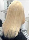 ブロンドベージュ[新宿駅/美髪/ピンクブラウン]