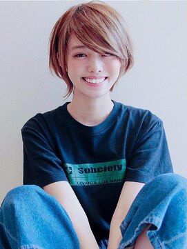 アグ ヘアー レイル 新津店(Agu hair rail) 《Agu hair》色っぽカジュアルショート