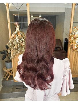 ニジヘアー(Nizi hair) ダブルカラー/ビンクカラー/韓国/トリートメント